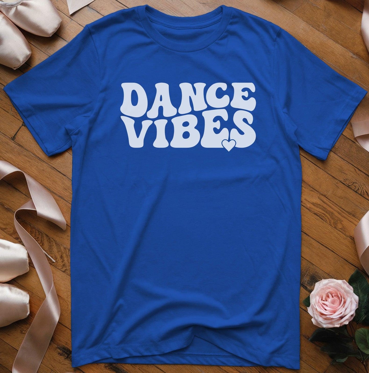Dance Vibes with Heart T-Shirt - Dance Mom Essentials