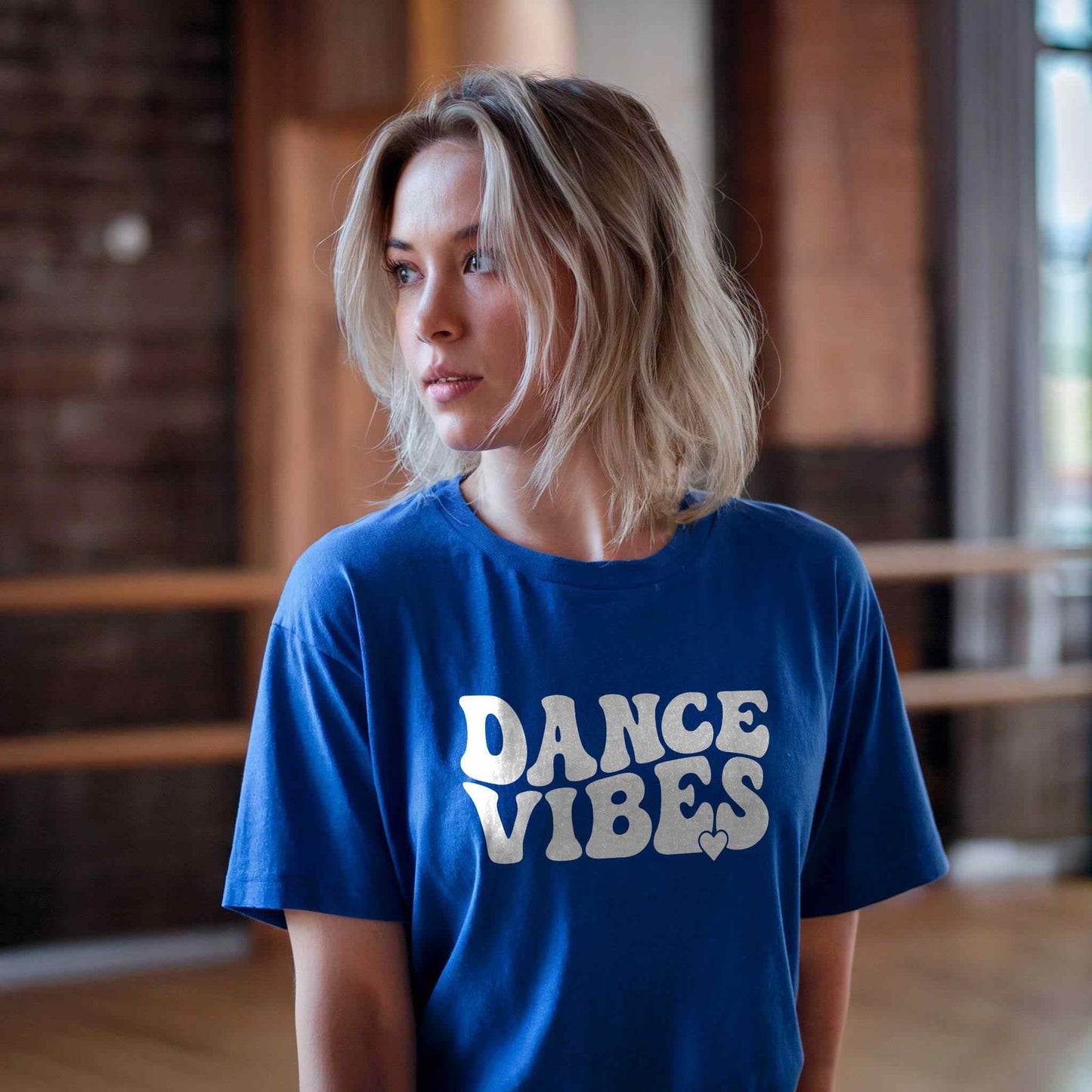 Dance Vibes with Heart T-Shirt - Dance Mom Essentials