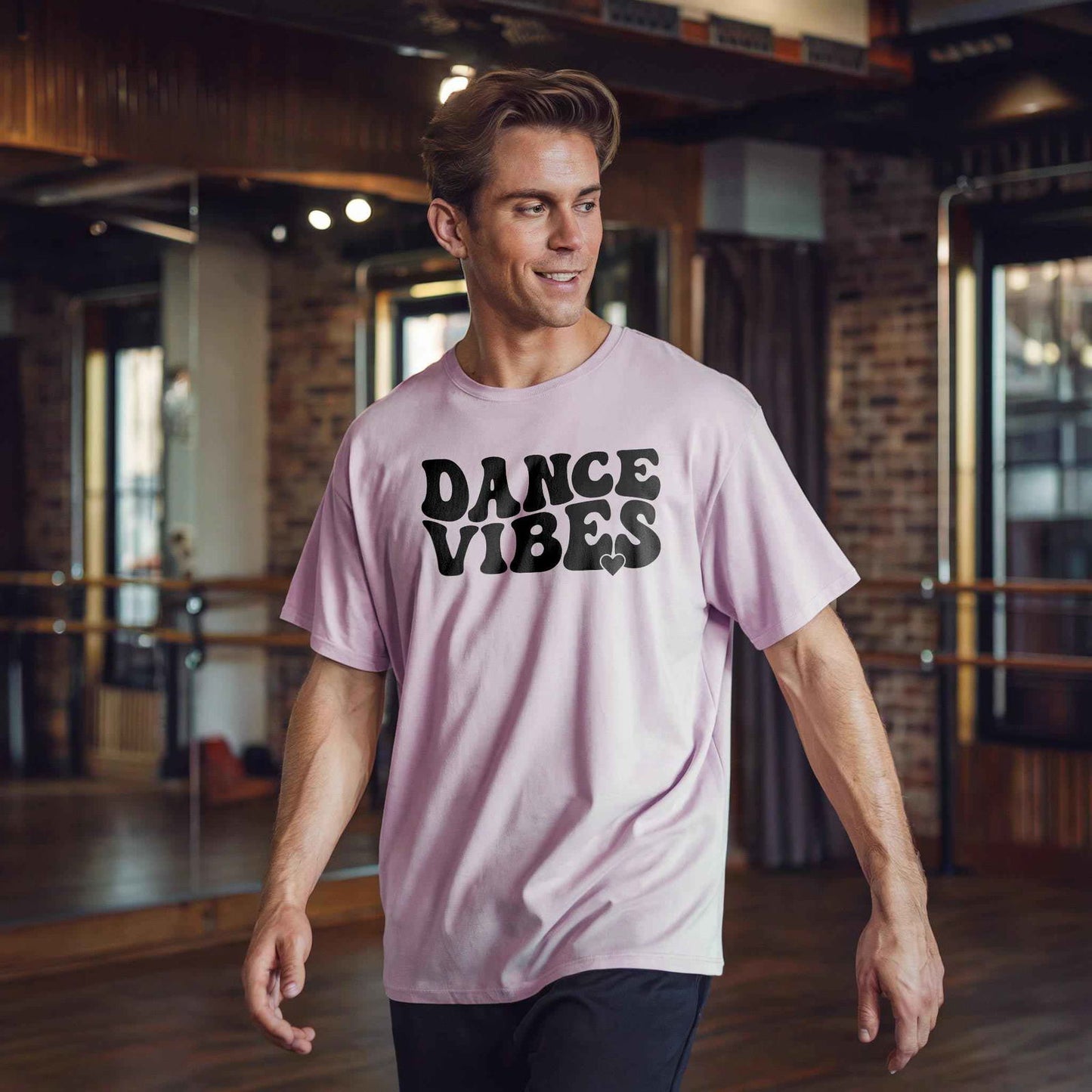 Dance Vibes with Heart T-Shirt - Dance Mom Essentials