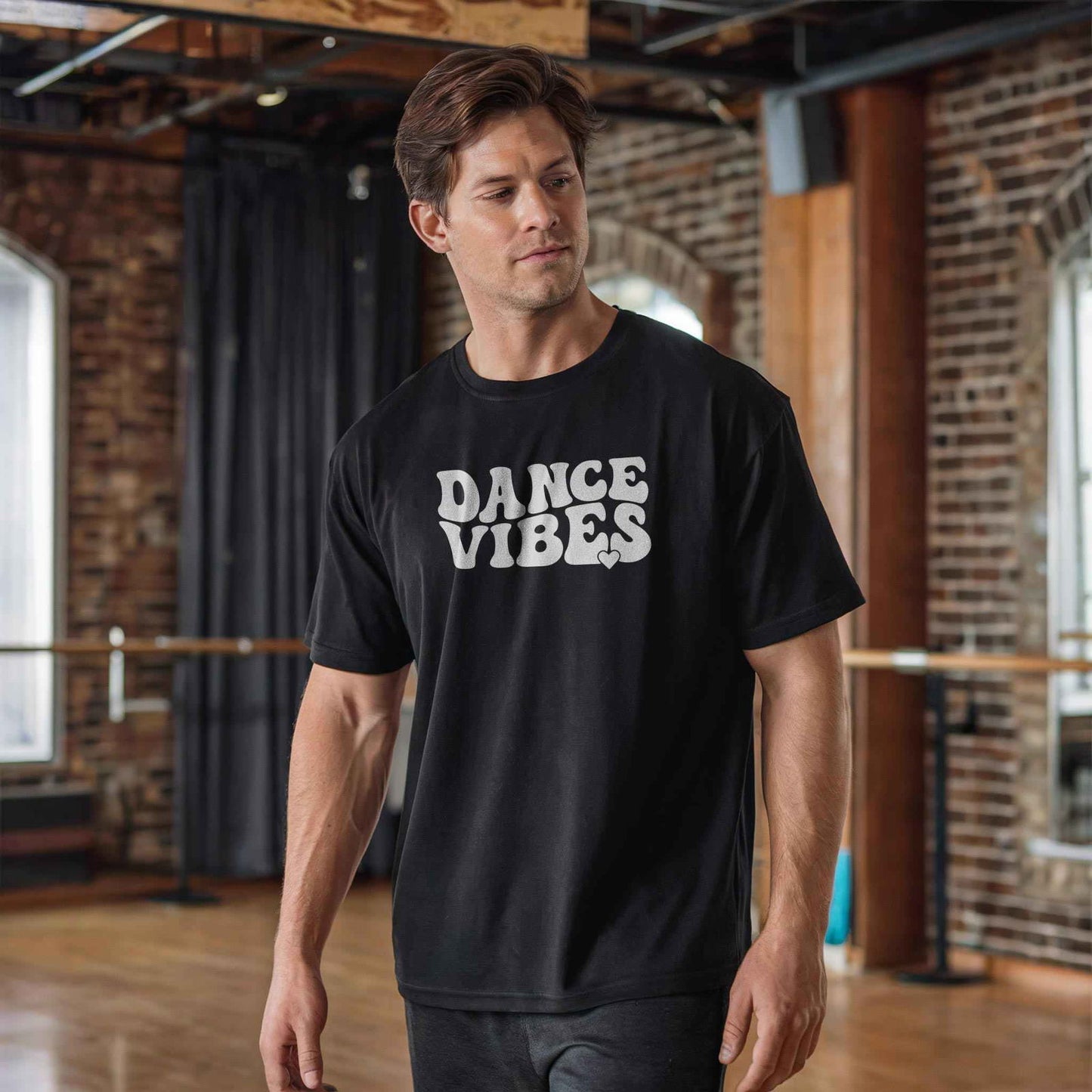 Dance Vibes with Heart T-Shirt - Dance Mom Essentials