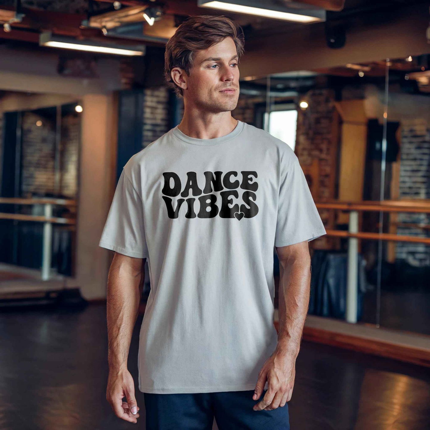 Dance Vibes with Heart T-Shirt - Dance Mom Essentials